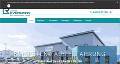 Desktop Screenshot of levermann-bau.de
