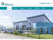 Tablet Screenshot of levermann-bau.de